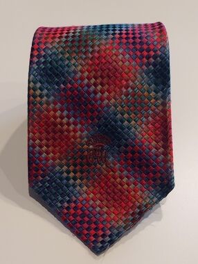 Vintage Countess Mara Silk Woven Multicolor Men's Tie